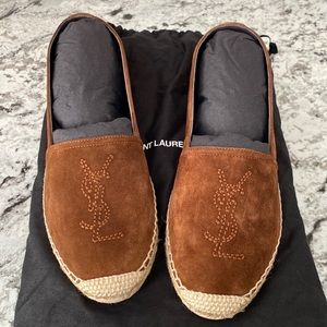 Saint Laurent espadrille flats